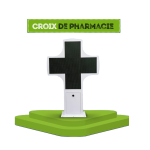 Croix De Pharmacie Led Monocolore